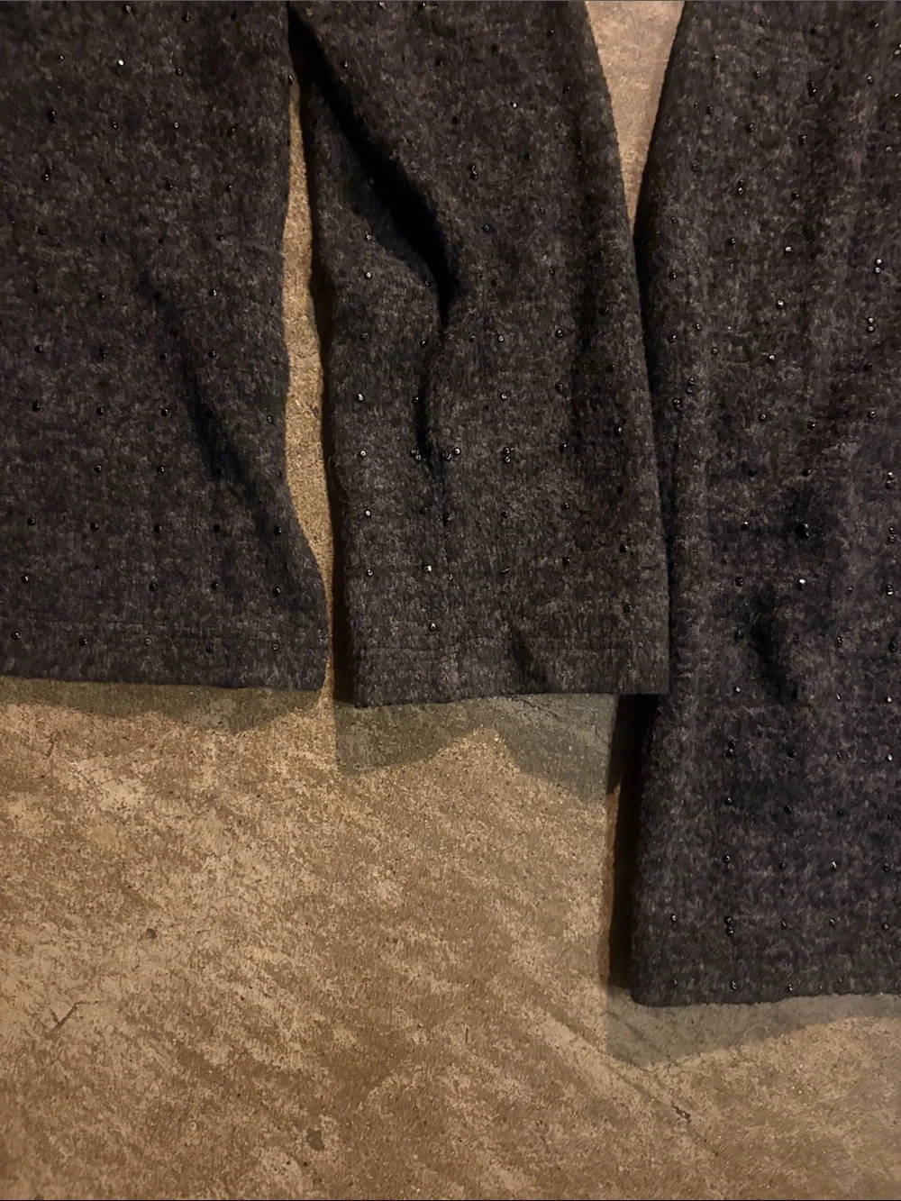 Zara Kids charcoal Knit Elastic-Waist matching sweater set